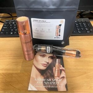 Luminess Airbrush spray Foundation and brush Fair 020